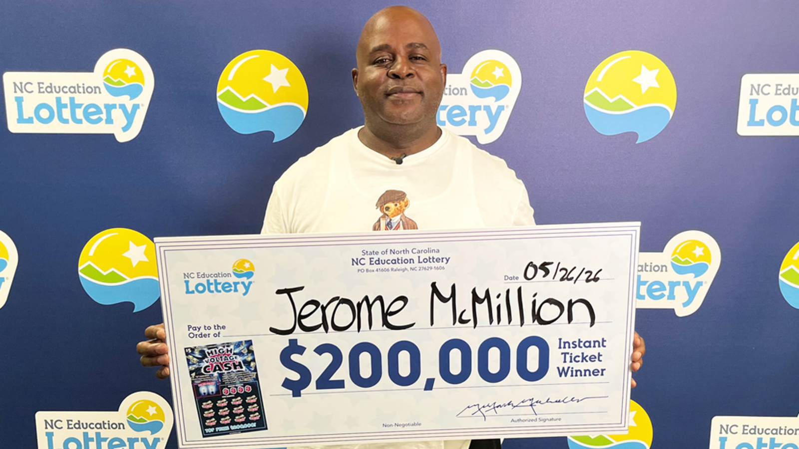 Fayetteville man 'in a daze' after winning $200K on scratch-off ticket