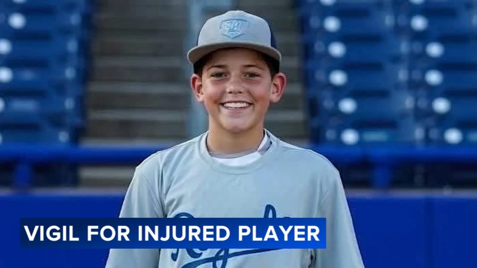New Jersey community gathers to pray for 12-year-old baseball player critically injured before game