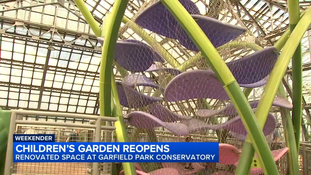Children's garden reopens at Garfield Park Conservatory