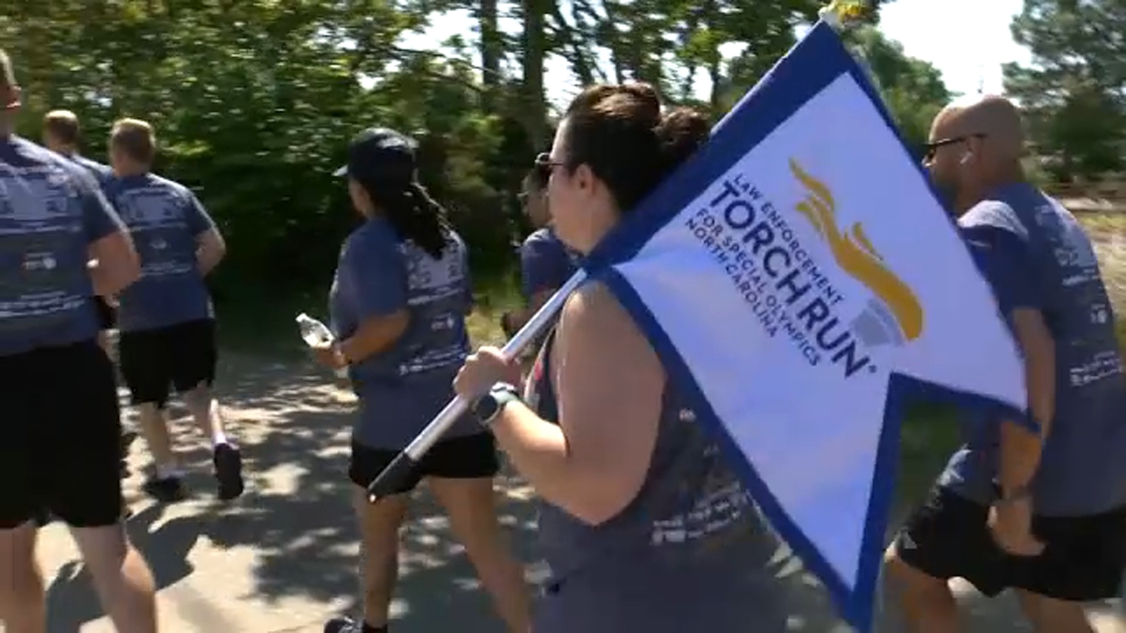 Officers unite in Raleigh for final leg of Flame of Hope RunHundreds of officers from Wake County agencies -- includi...