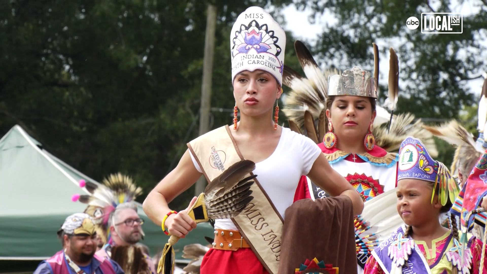 Jayla McKenzie Locklear, a member of the Lumbee Tribe and 2023 Miss Indian North Carolina