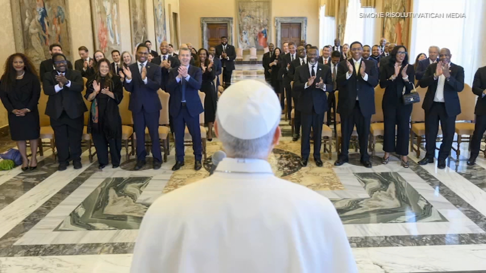 Mayor Johnson continues Italy trip by touring historic sites with Rome mayor after pope meeting