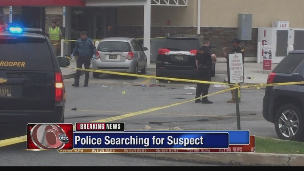 State trooper shot outside Wawa
