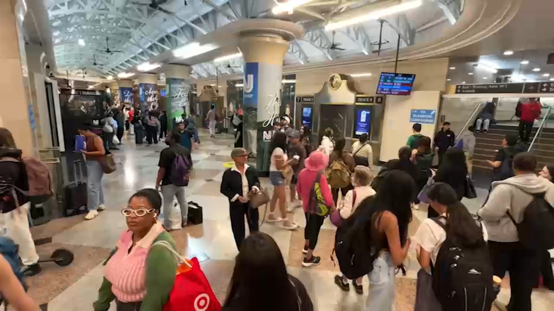 Penn Station service delays over the weekend
