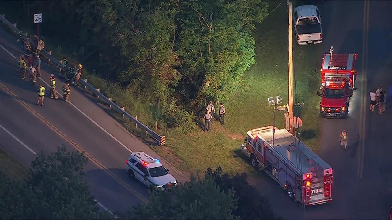IMAGE: Chopper 6 was overhead as emergency crews responded to a fatal crash on Rt. 73 and Manatawny Road on May 29, 2026.