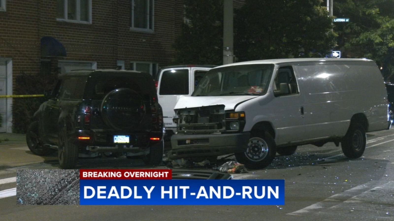 Search for driver of white van after deadly hit and run in South Philadelphia