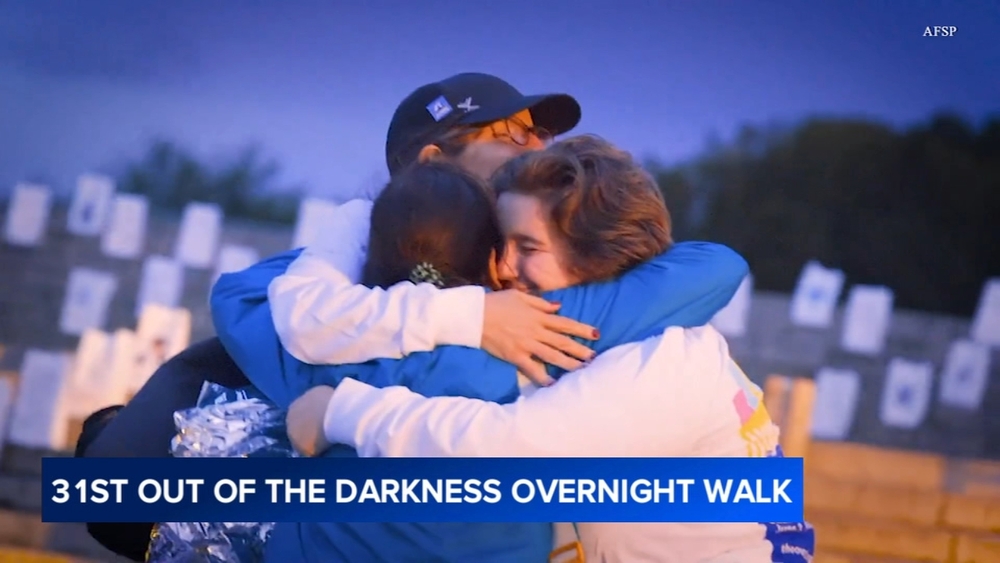 31st Out of Darkness Overnight Walk in Chicago for suicide prevention