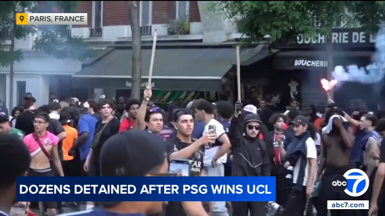 PSG Star's Wife Displays Russian Flag at UCL Final