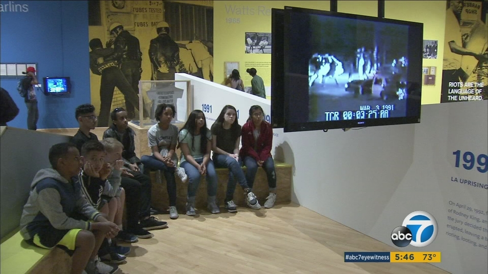 Exposition Park 1992 Riots exhibit showcases iconic images of the period