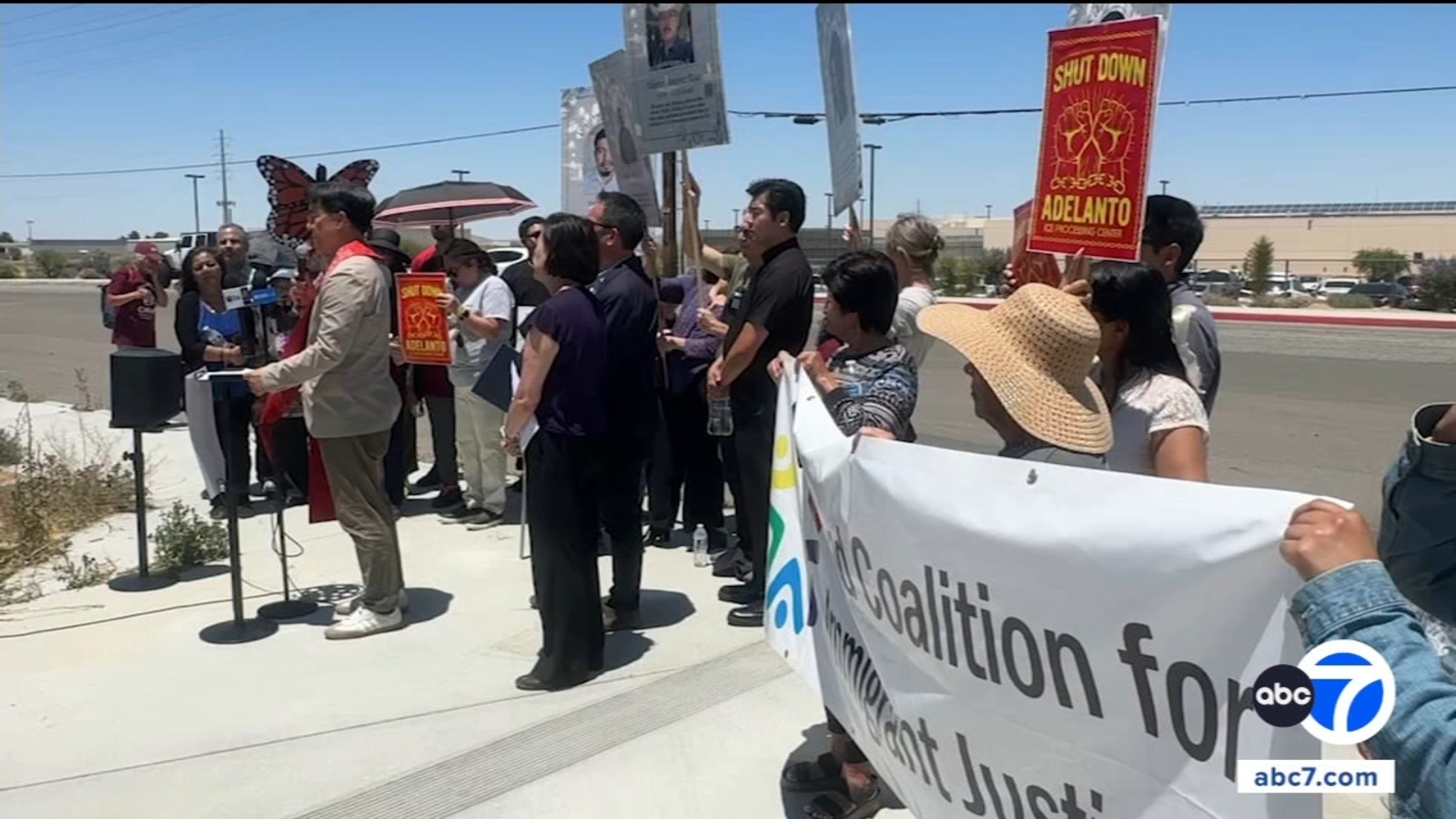 Calls for change at Adelanto ICE facility grow after some detained immigrants allegedly still on hunger strike Calls for change at Adelanto ICE facility grow after some detained immigrants allegedly still on hunger strike