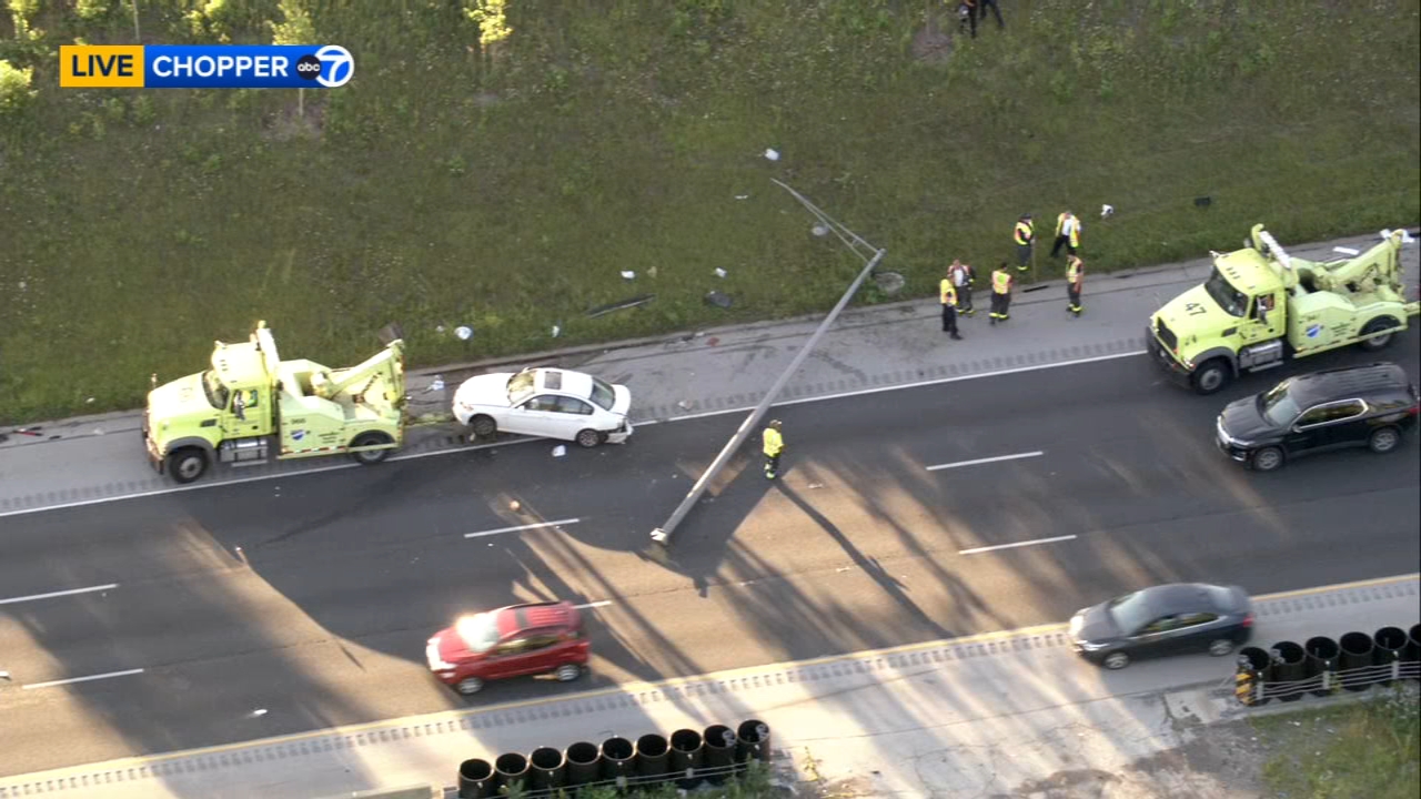 Chopper 7 was over the crash on Wednesday on I-57.
