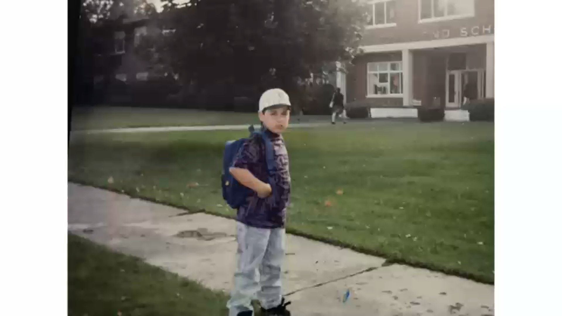 Anthony as a child.