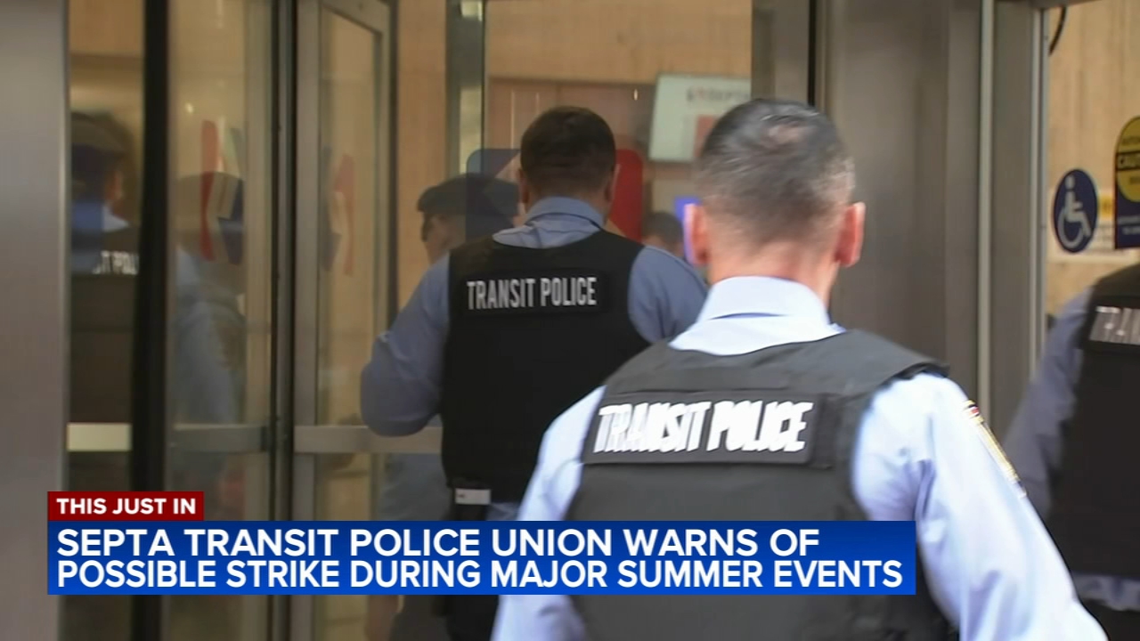 SEPTA transit police could strike during busy summer in Philadelphia
