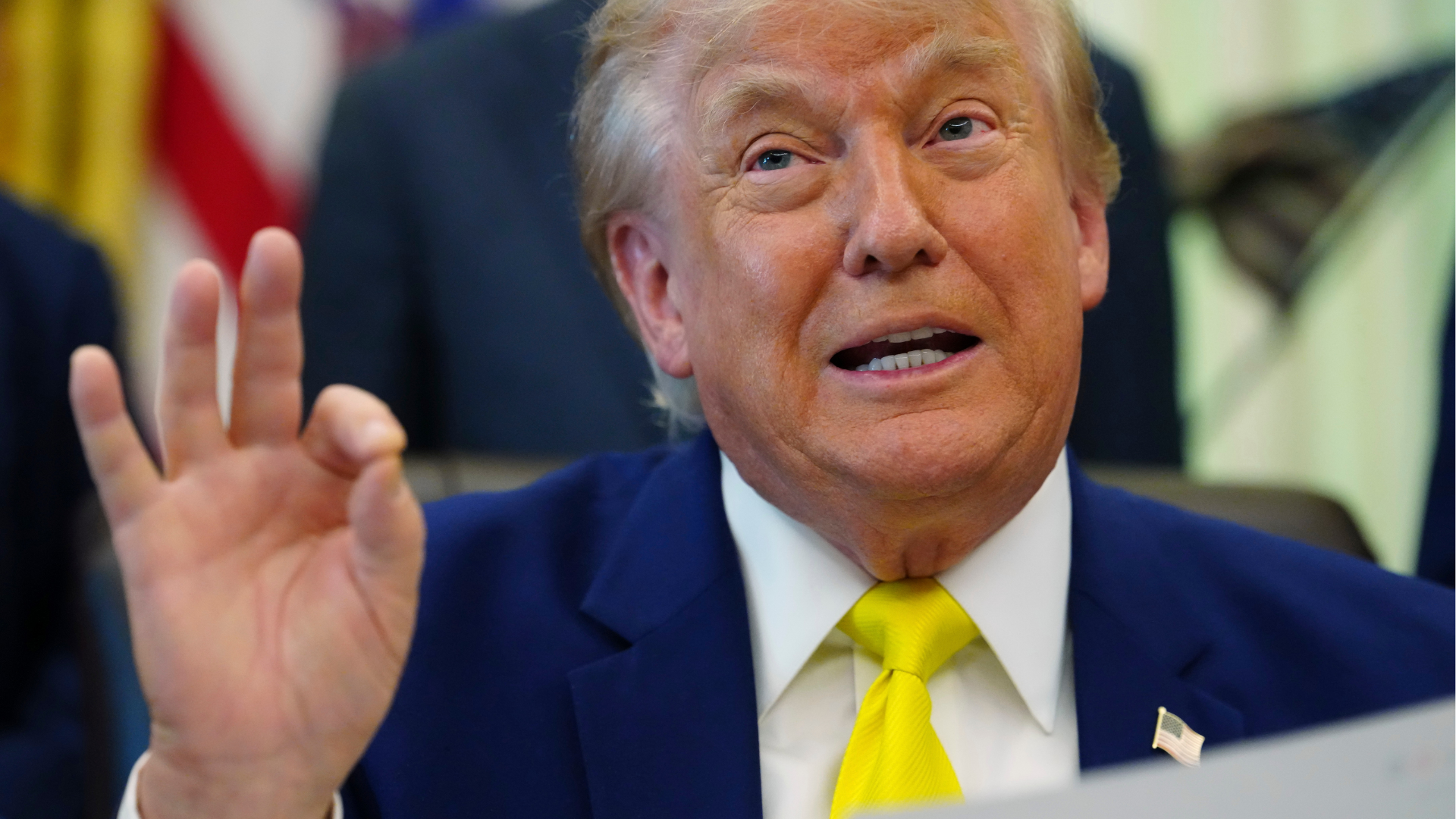 President Donald Trump speaks at an event about coal, Thursday, June 4, 2026, in the Oval Office of the White House in Washington.