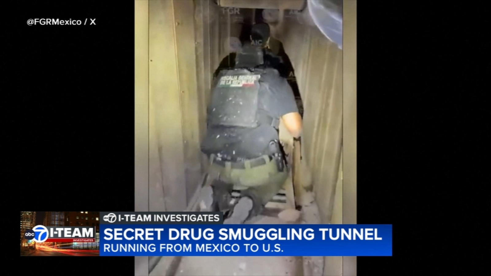Mexican authorities uncover cross-border tunnel likely used to traffic drugs headed to Chicago area