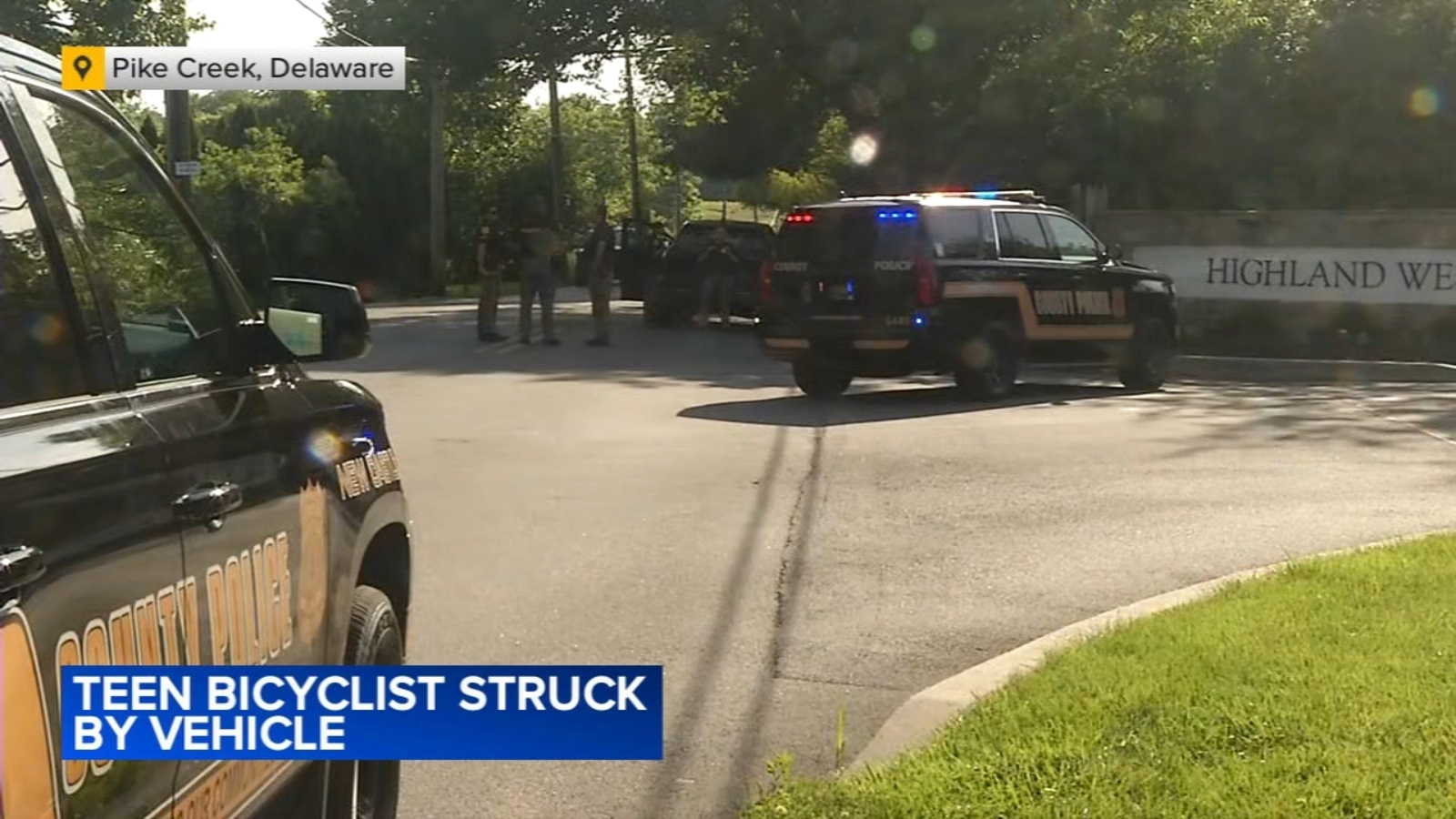 Teenager struck by vehicle while riding bike in New Castle County ...