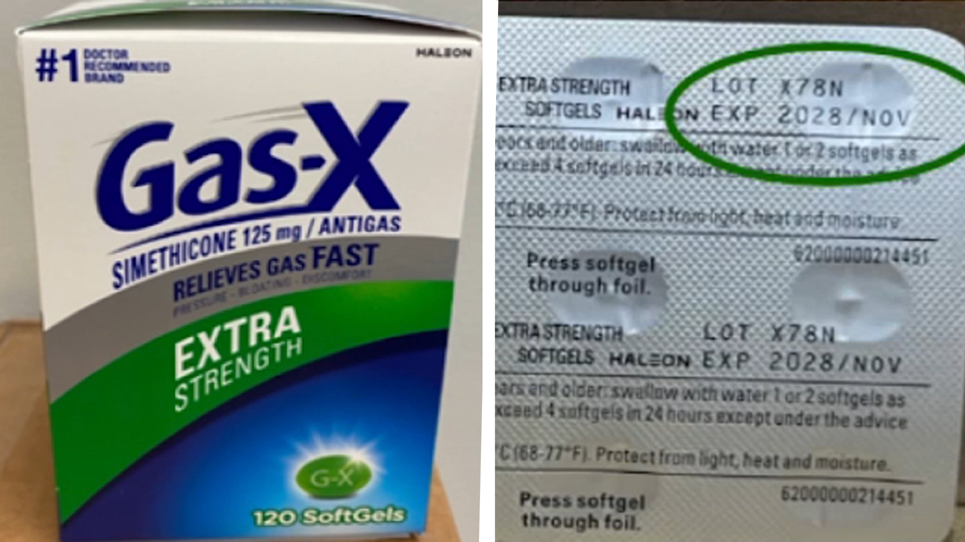 Gas-X recall