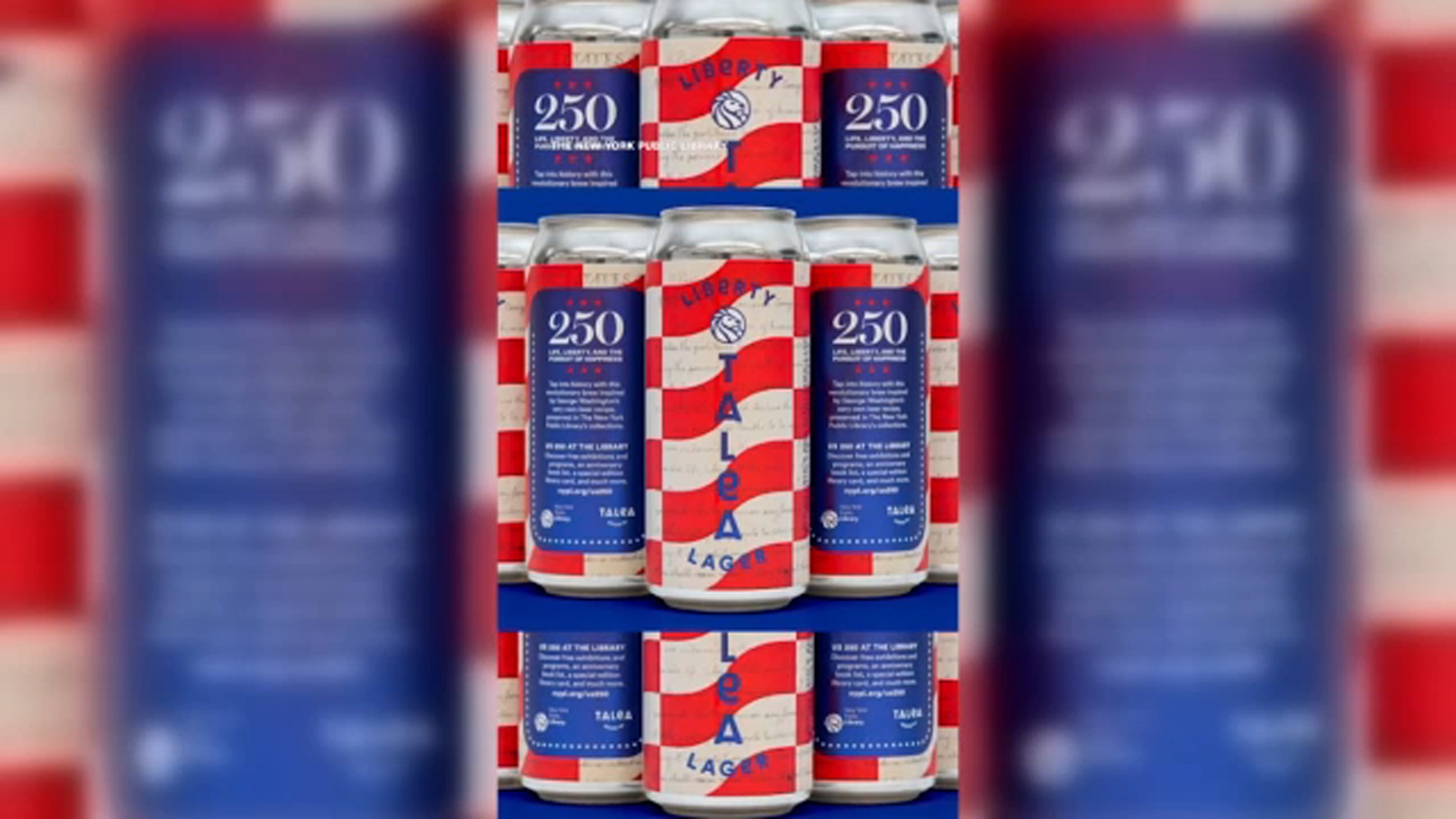 Talea Beer Company created a special brew called Liberty Lager, inspired by Washington's more than 250-year-old instructions.