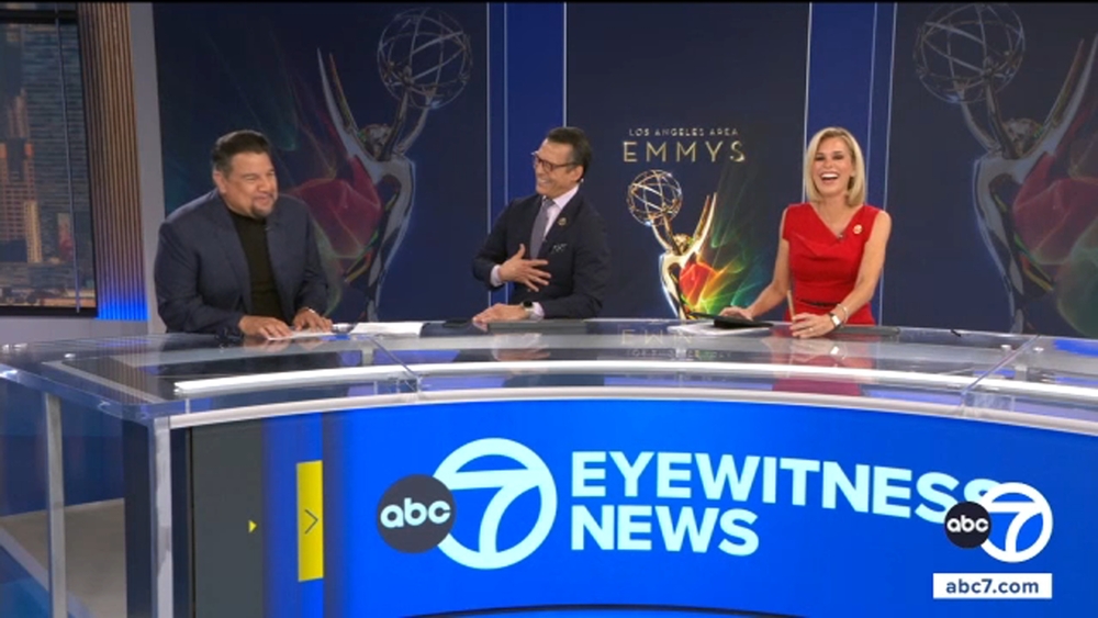 David Ono surprised on TV with Emmy announcement