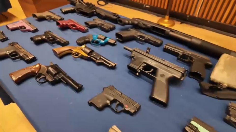 More than 2,000 guns removed from NYC streets this year: NYPD