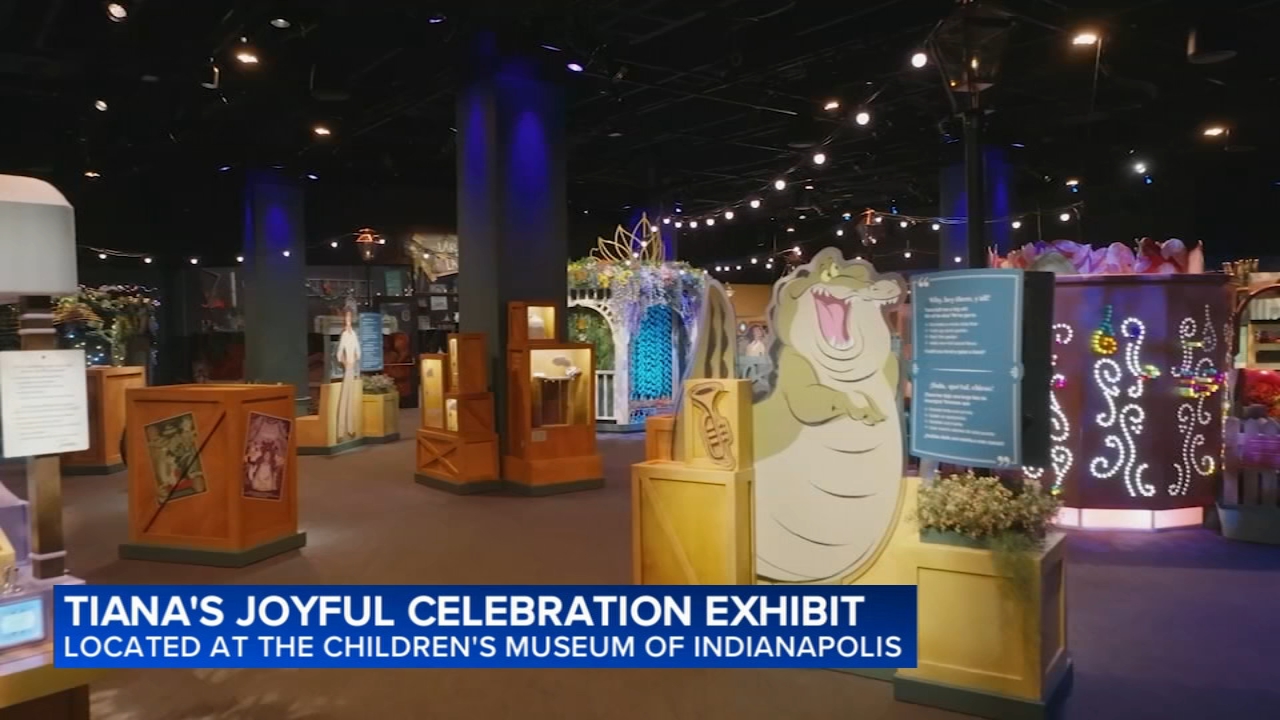 Exhibit based on Disney's 'The Princess and the Frog' at Indiana children's museum