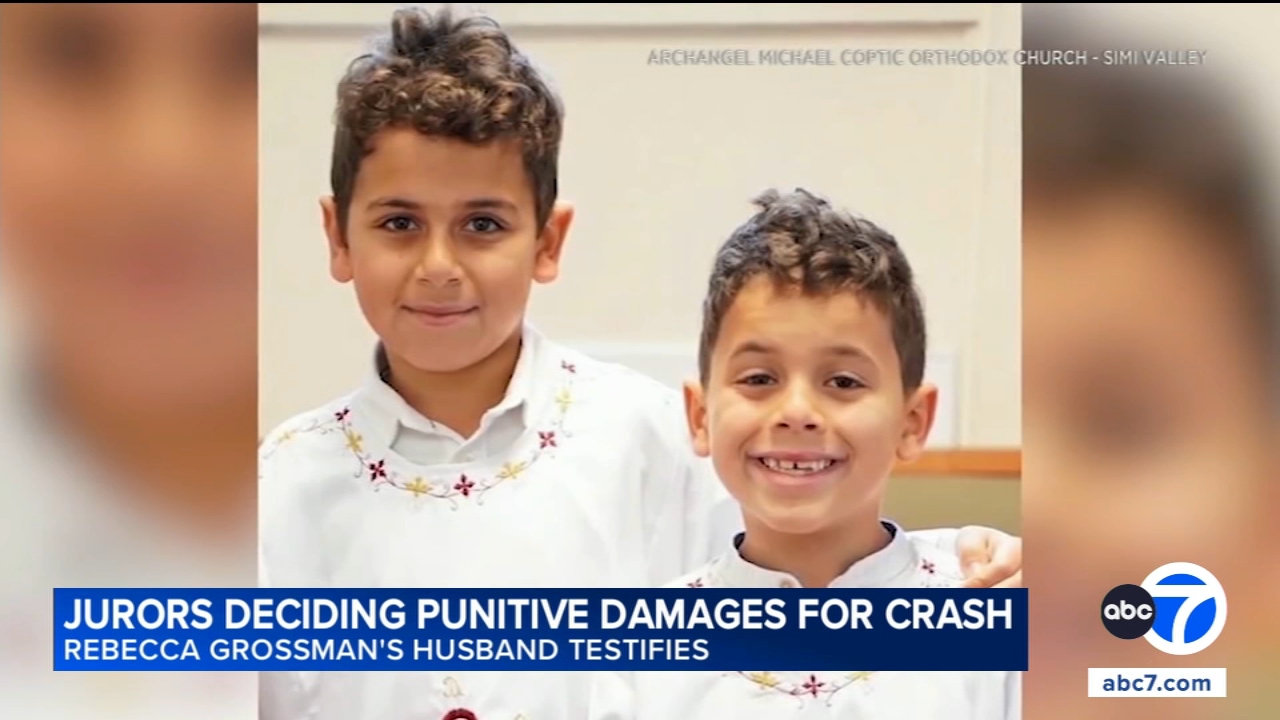 Jury weighs punitive damages in crash that killed 2 young brothers