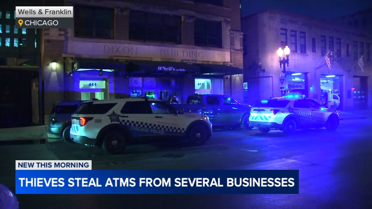 Chicago investigating multiple ATM burglaries in Lakeview, Loop, Chinatown