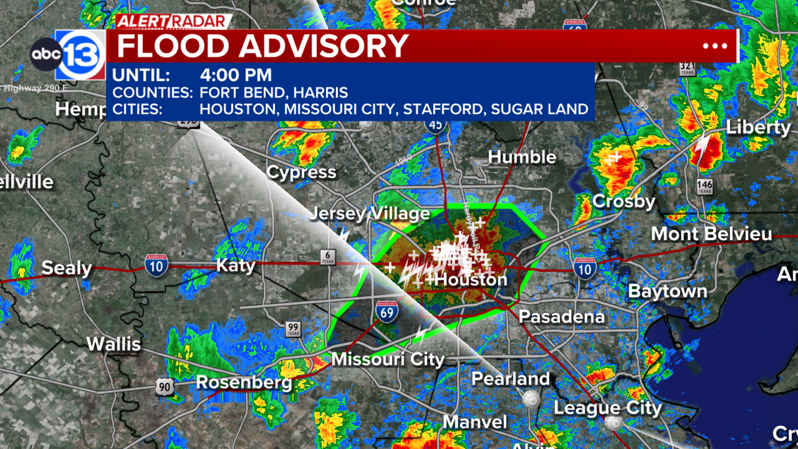 ABC13 Weather Watch through Saturday for street flooding risk