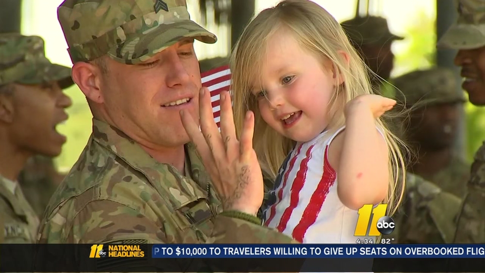 Fort Bragg soldiers return home from deployment