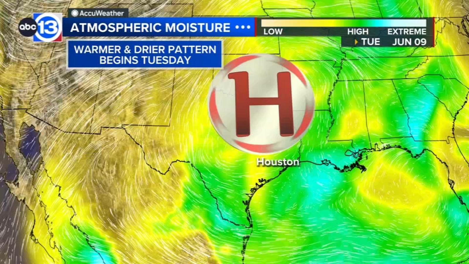 Few more showers and storms possible Monday followed by drier weather this week