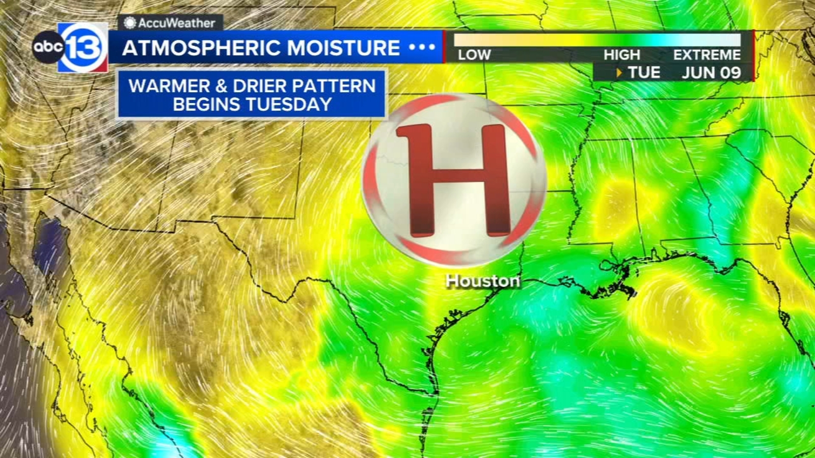 A few more showers and storms possible Monday followed by drier weather this week
