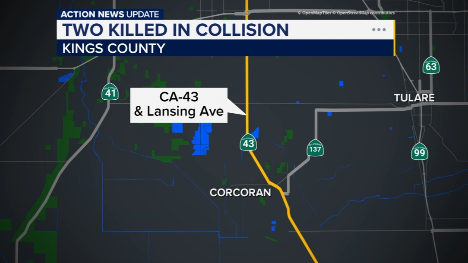 2 killed in crash involving truck and motorcycle in Kings County, CHP ...