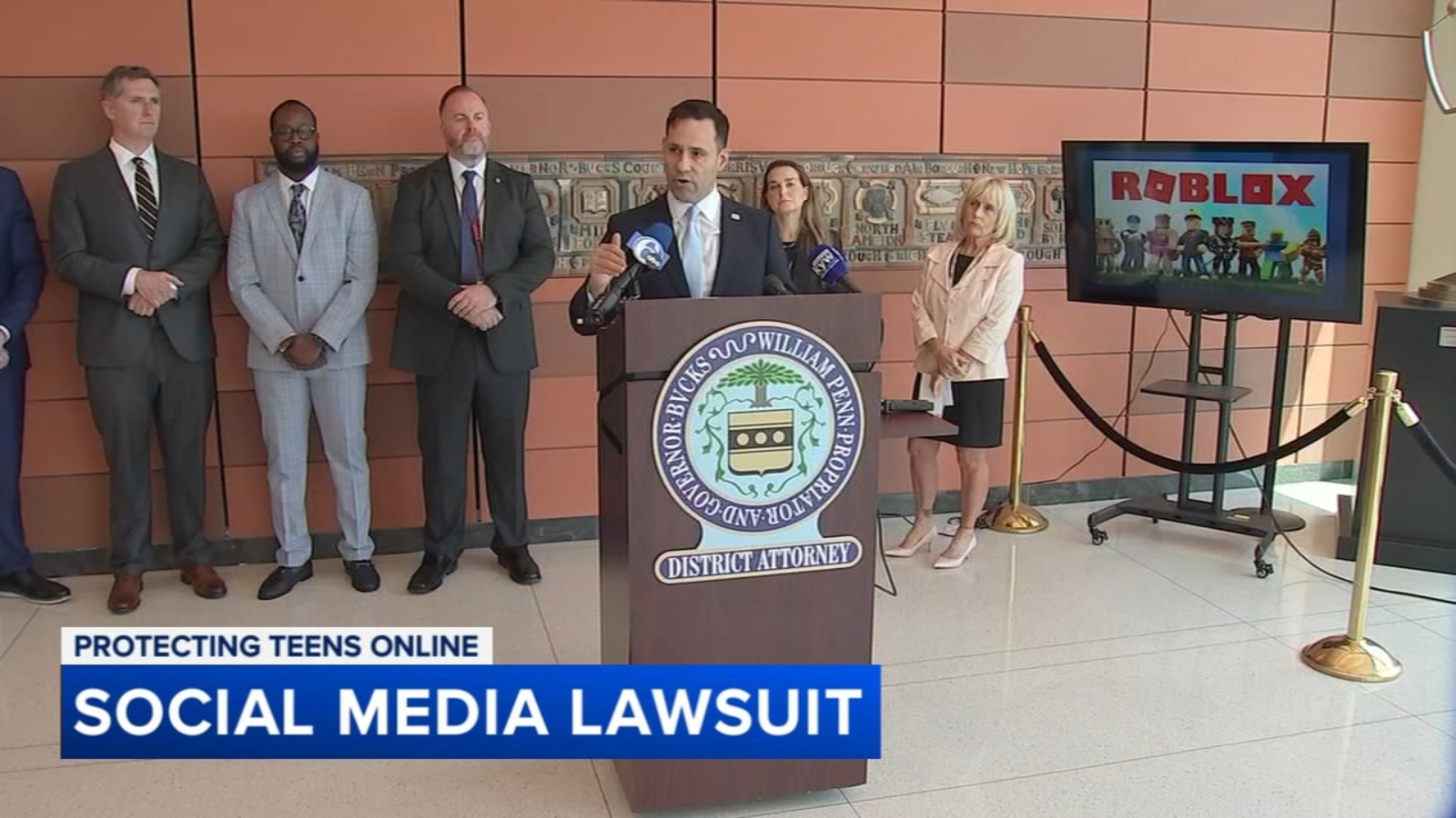Bucks County District Attorney adds Roblox, Discord, X to lawsuit against social media companies