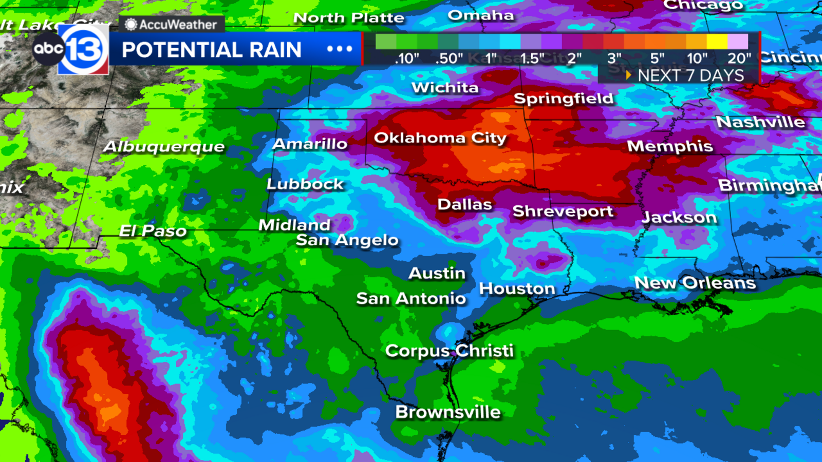 Rain chances stay low until tropical moisture arrives this weekend