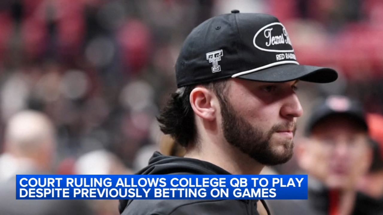 Texas Tech quarterback Brendan Sorsby granted injunction vs. NCAA, eligible to play in 2026