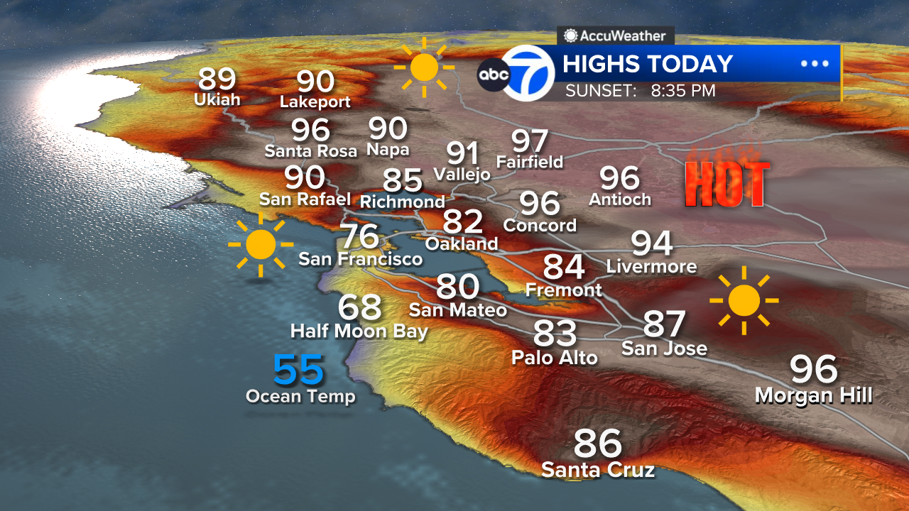 AccuWeather Forecast: Hot temps with rough surf, fire danger ahead