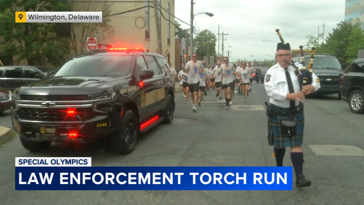 40th annual law enforcement torch run for Special Olympics begins in Delaware
