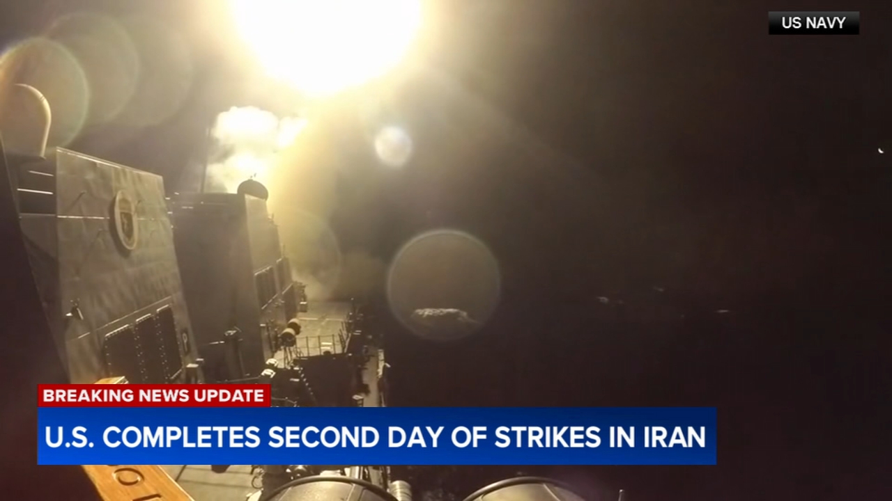 US military says it's striking 'multiple targets' in Iran