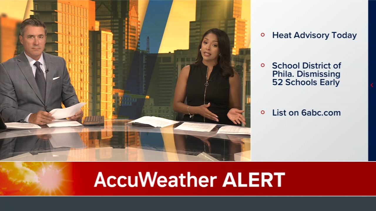 52 Philadelphia schools to dismiss early Thursday due to extreme heat