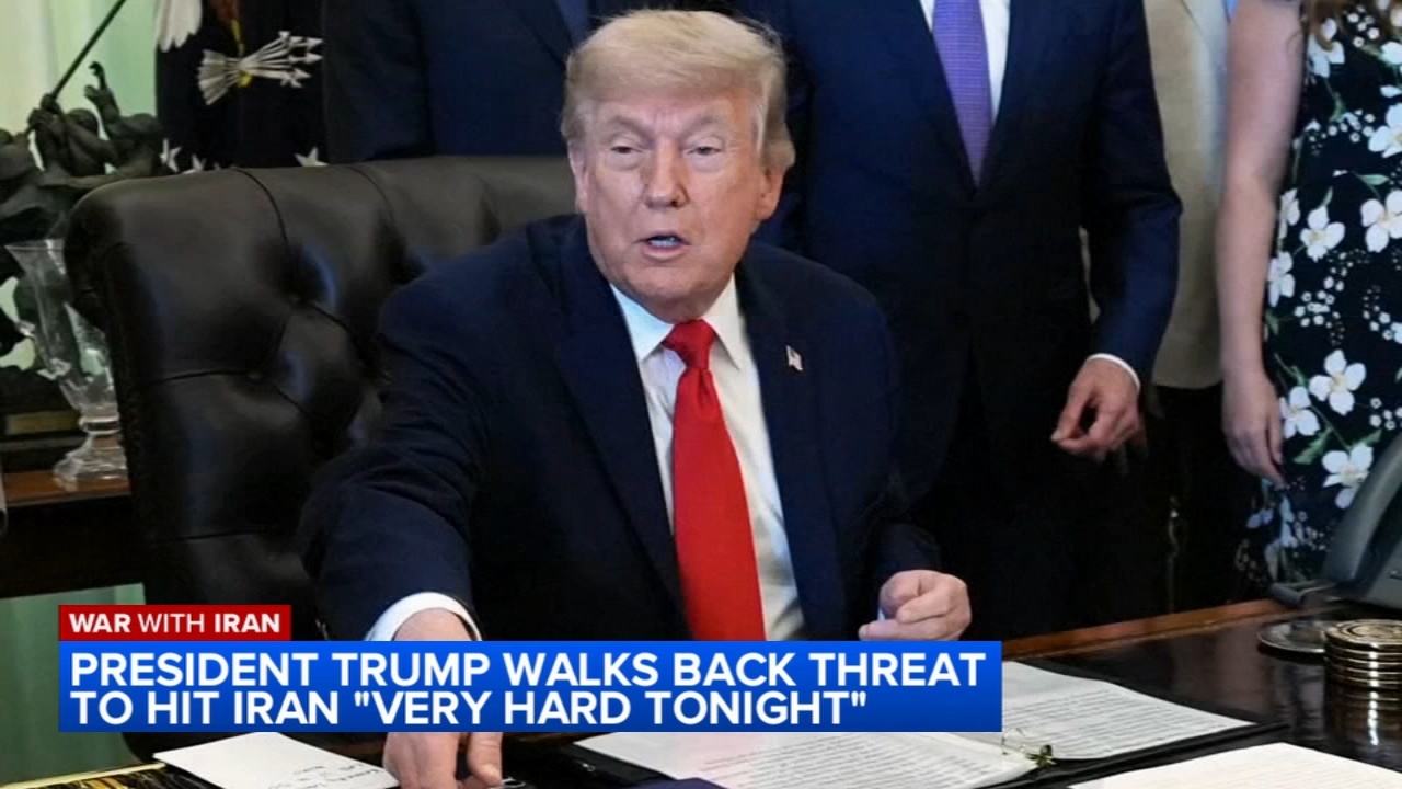 Trump says he canceled strikes against Iran as talks proceed