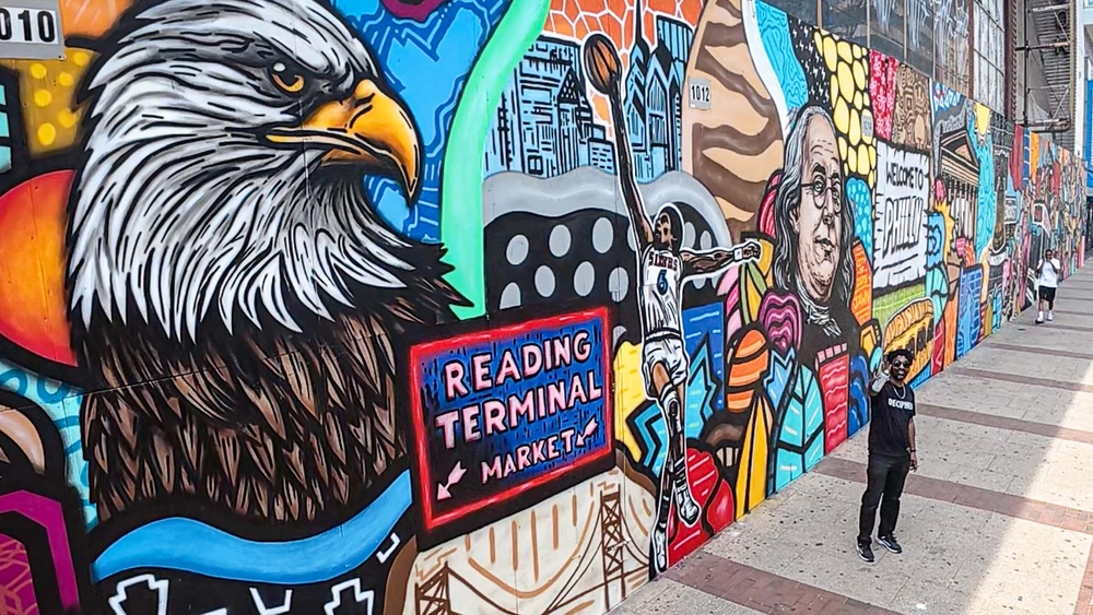 New 'Welcome to Philly'mural debuts during America 250 celebration
