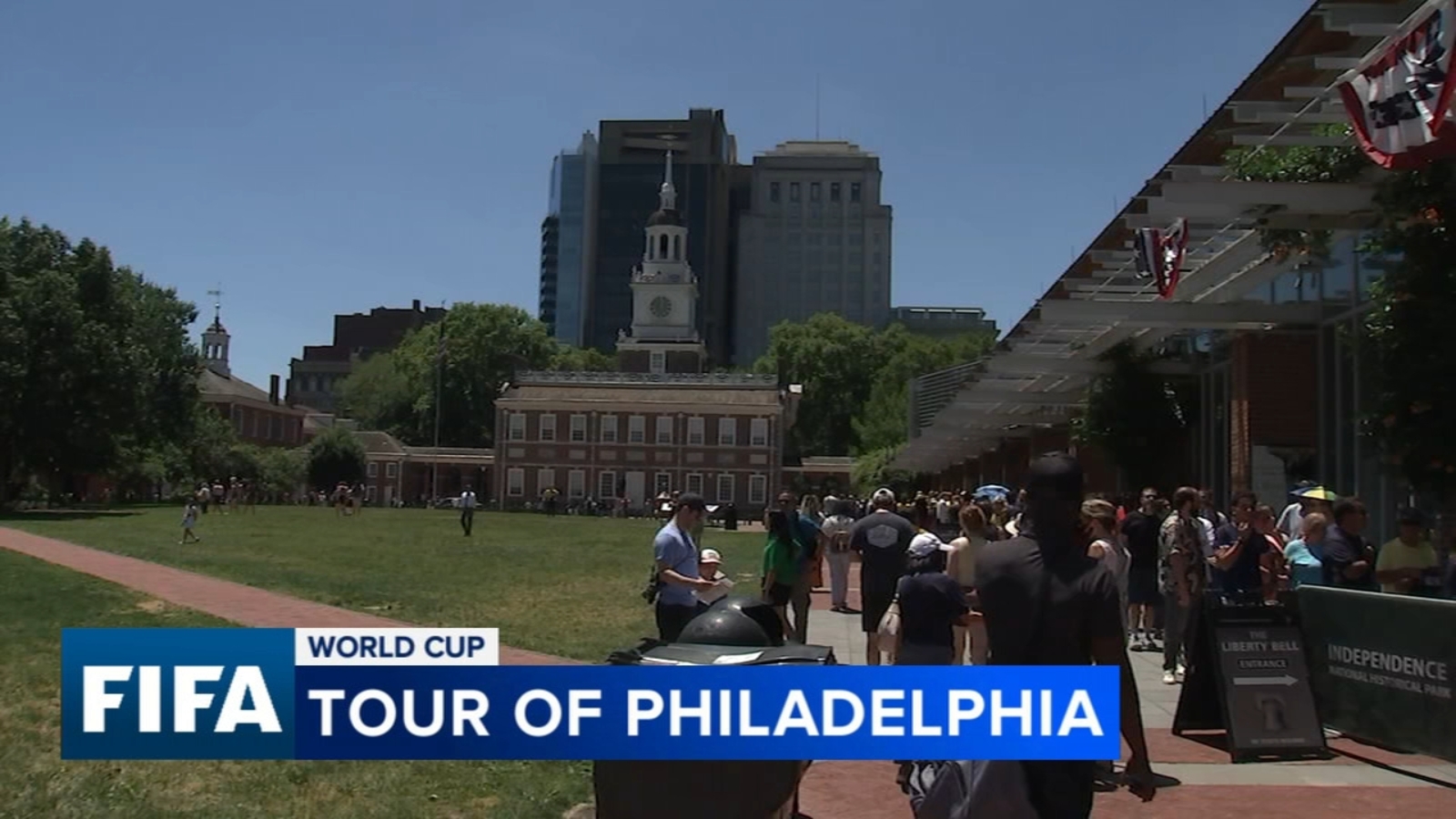 Tourists flock to Philadelphia ahead of World Cup match