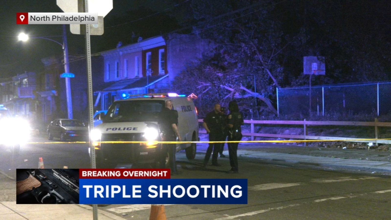 Suspect sought after 3 people shot in North Philadelphia - 6abc ...