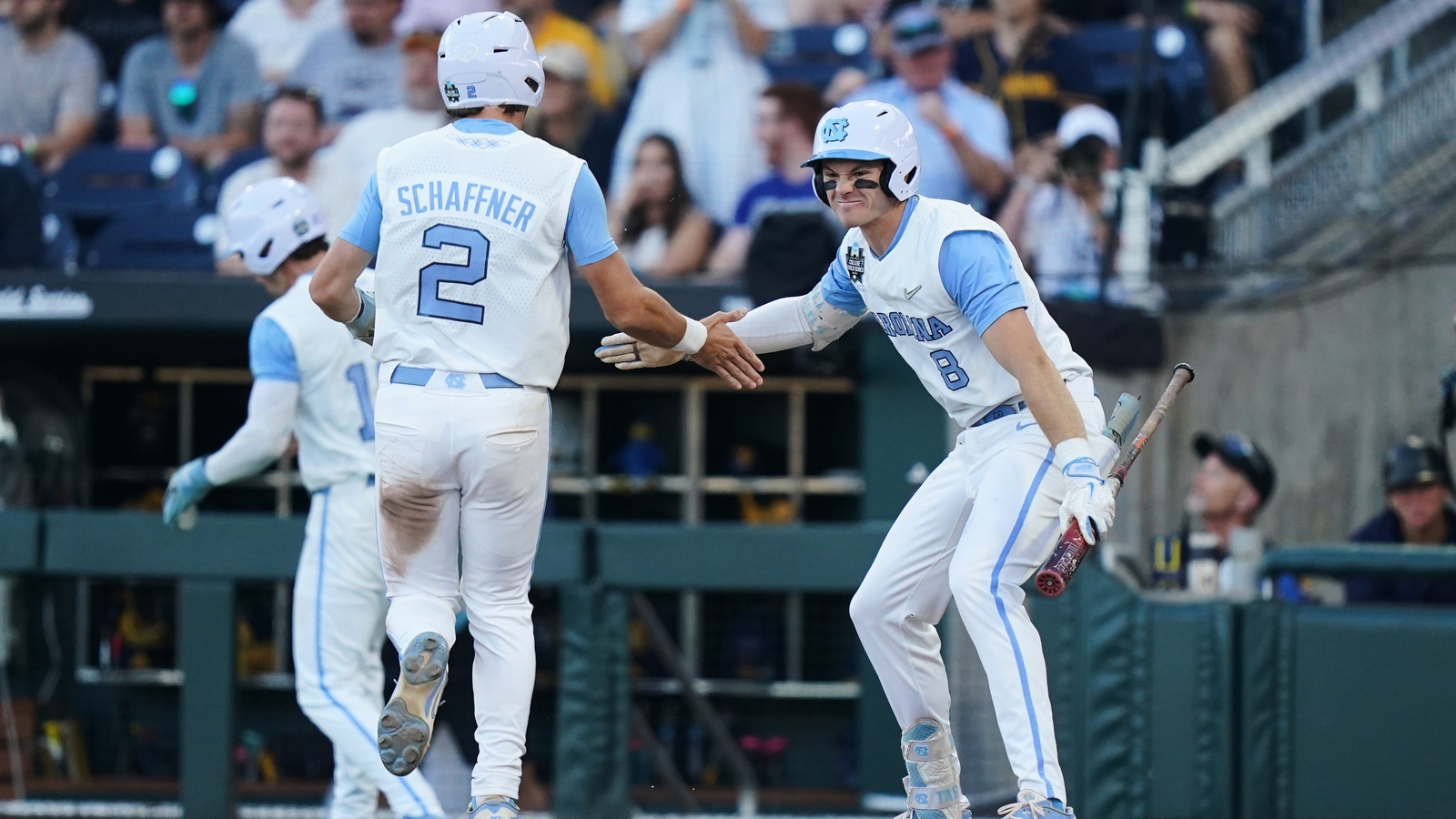 UNC advances in College World Series finals with 5-2 win over West Virginia