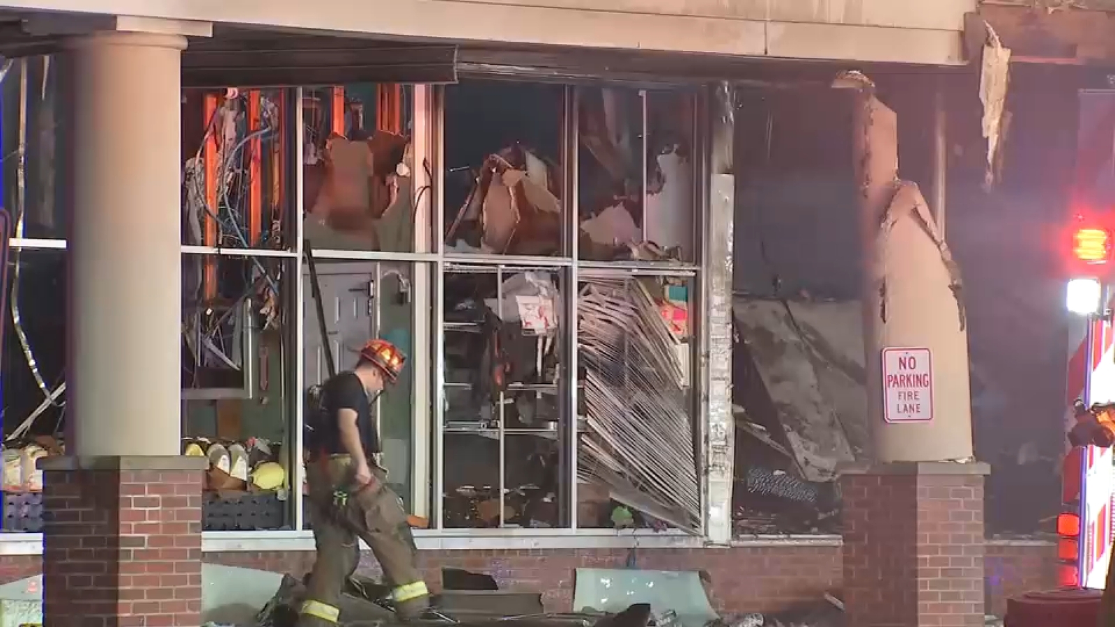 Fire burns through Franklin Township strip mall, impacting several businesses