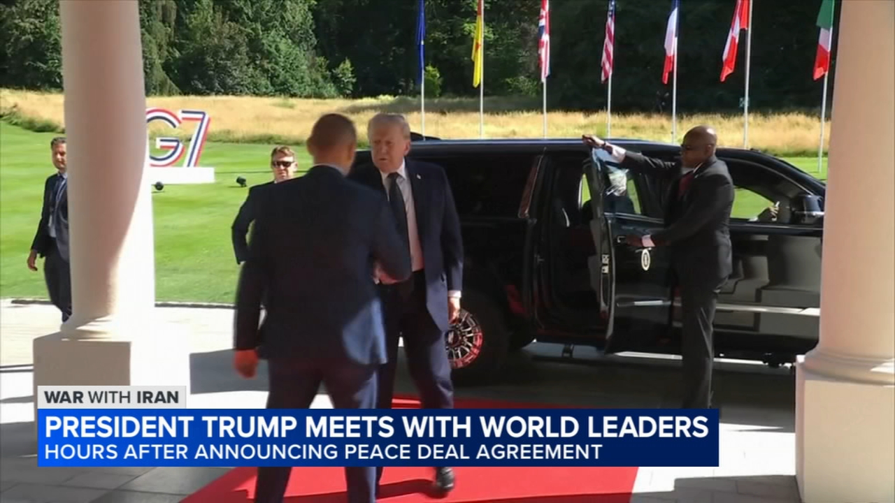 Trump arrives in France for 1st G7 summit since US-Iran war began