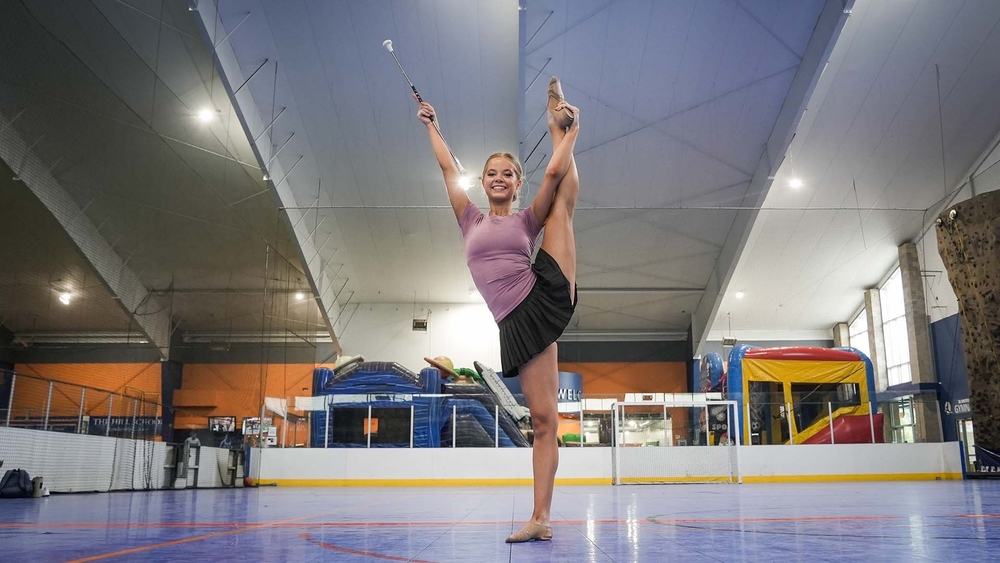 16-year-old baton twirler from Chester County prepares to dazzle on world stage
