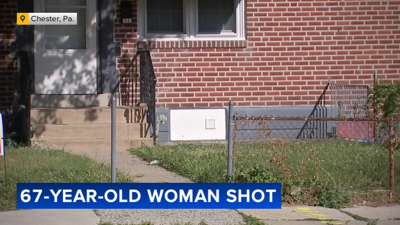 Woman shot twice while visiting a home in Chester, Pa.