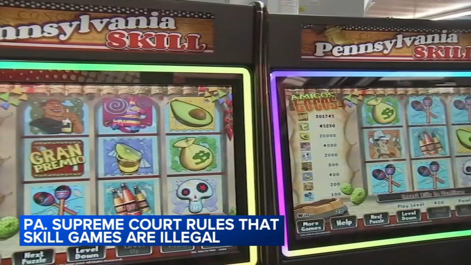 Pennsylvania Supreme Court rules skill games illegal