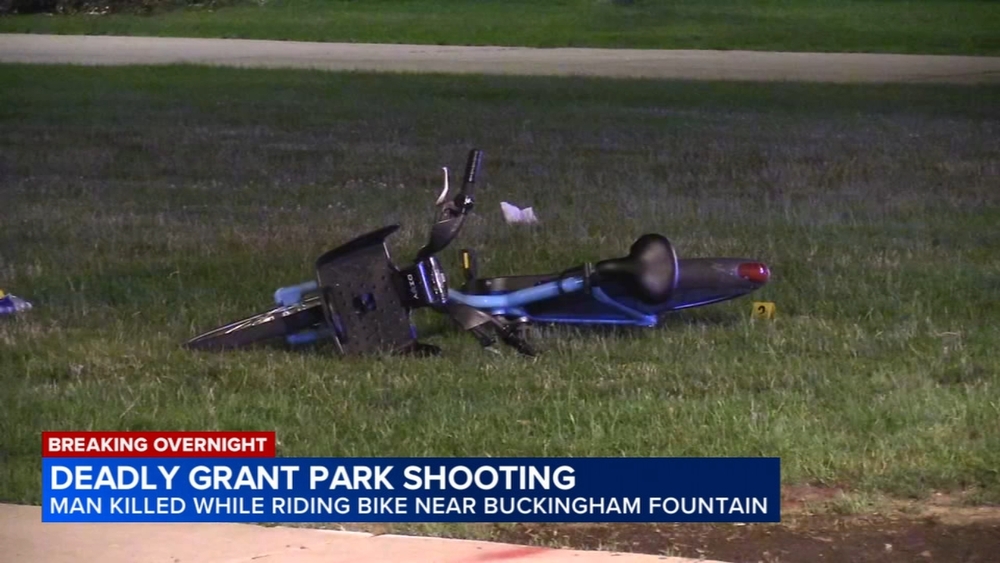 Bicyclist shot, killed in Grant Park: CPD
